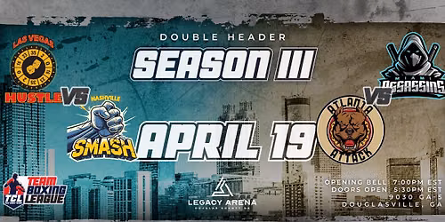 Team Boxing League - Miami Assassins vs Nashville Smash at Nashville Municipal Auditorium