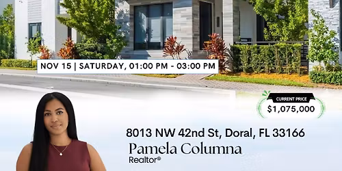 Open House - 8013 NW 42nd St, Doral, FL 33166