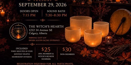 After the Harvest Moon - A Full Moon Sound Bath