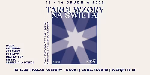 \u015awi\u0105teczne Targi WZORY w Pa\u0142acu Kultury 