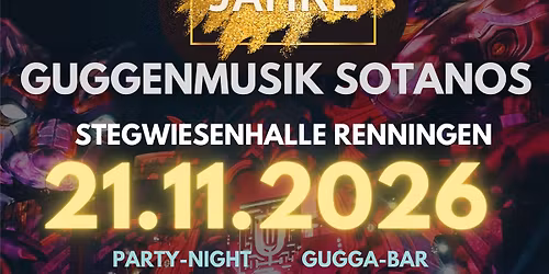 20 Jahre Guggenmusik Sotanos - Jubil\u00e4umsparty