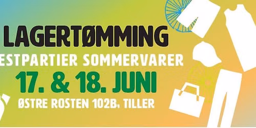 Lagert\u00f8mming restpartier sommervarer
