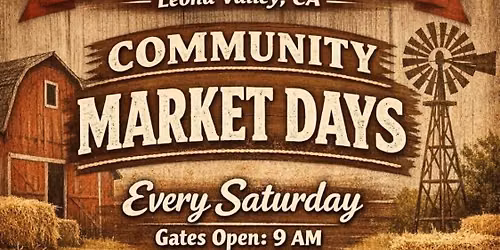 COMMUNITY MARKET DAYS