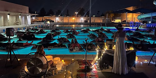 Float Beneath the Strawberry Moon: A Sound Immersion Experience