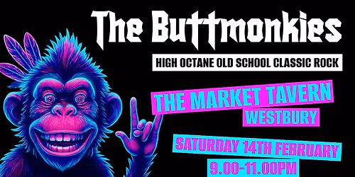 The Buttmonkies - The Market Tavern, Westbury