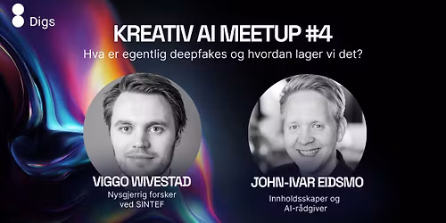 TKAI Meetup #4: Deepfakes \u2013 fra forskning til praksis