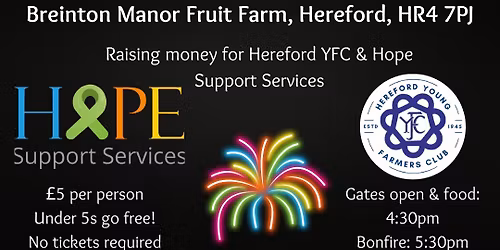Hereford YFC Annual Bonfire Night