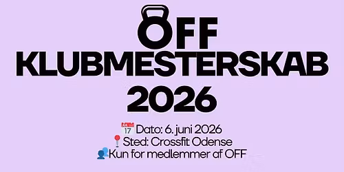 OFF KLUBMESTERSKAB 2026