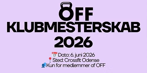 OFF KLUBMESTERSKAB 2026