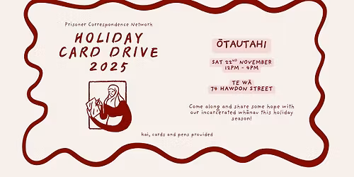 PCN Holiday Card Drive 2025: \u014ctautahi Christchurch