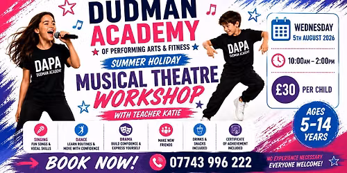 Summer Musical Theatre Workshop