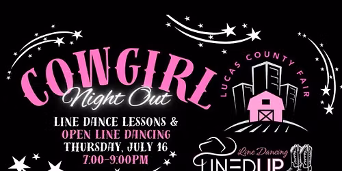 Cowgirl Night Out - Line Dancing at the Lucas County Fair, Toledo, Ohio