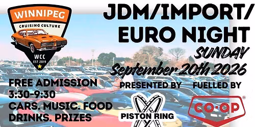 WCC presents JDM \/ Imports \/ Euro Night