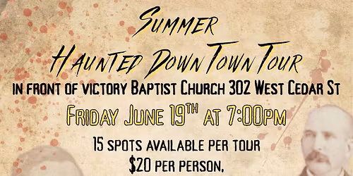 Summer Haunted Tour