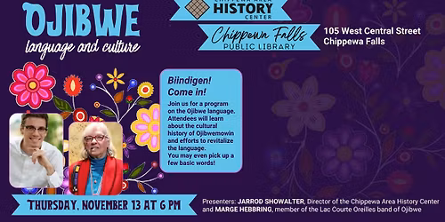 Learn about Ojibwe Language and Culture