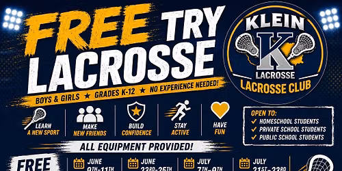FREE Lacrosse Camp- Session 4