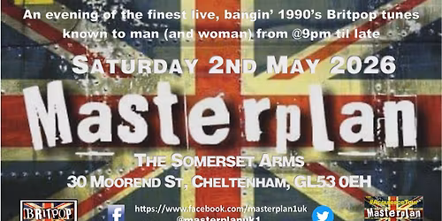 Masterplan - Live at The Somerset Arms, Cheltenham