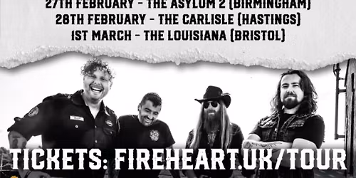 FIREHEART Live @ The Carlisle Hastings