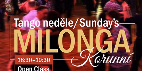 Sunday's MILONGA KORUNN\u00cd