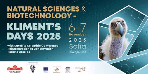 International Conference on Natural Sciences and Biotechnology \u2013 Kliment\u2019s Days 2025 \/06-07.11.2025\/