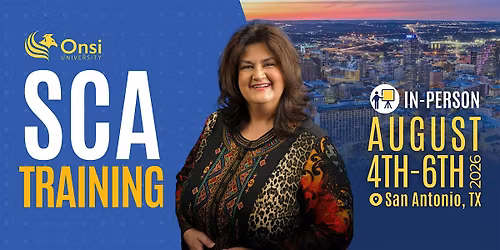 SCA Training Courses - August 2026