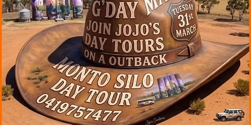 MONTO OUTBACK SILO & MURALS DAY TOUR WEDNESDAY 5th AUGUST 