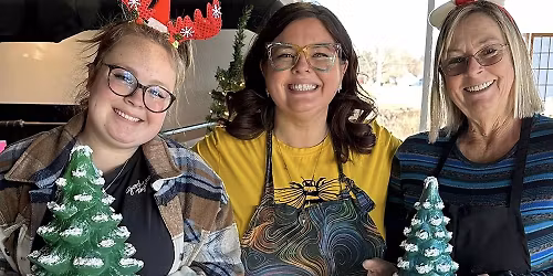 Vintage Ceramic Tree Paint Party