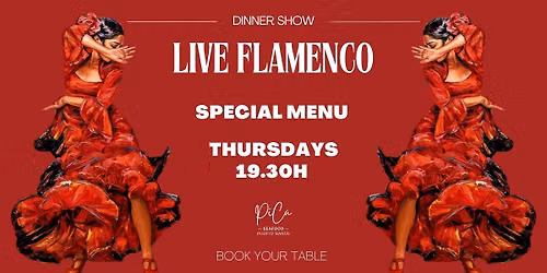 Live Flamenco in Puerto Ban\u00fas \u2013 Thursdays 19:30PM | Special Menu