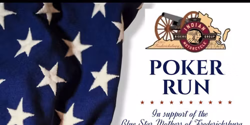 IMRGF Poker Run to Benefit Blue Star Mothers of Fredericksburg