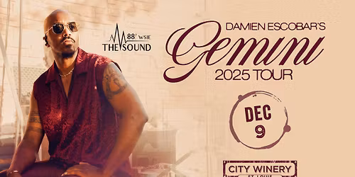 Damien Escobar: Gemini Tour at City Winery STL presented by WSIE
