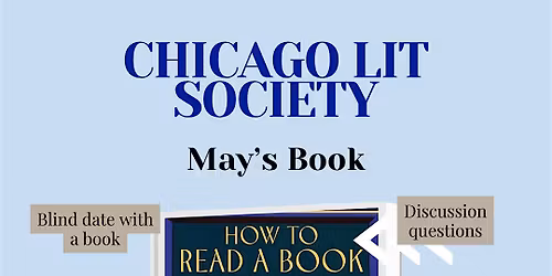 May Book Club, Blind Date With a Book & Poetry Workshop: How to Read a Book
