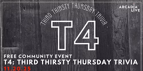 T4: Third Thirsty Thursday Trivia 