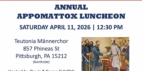 Annual Appomattox Luncheon SUVCW