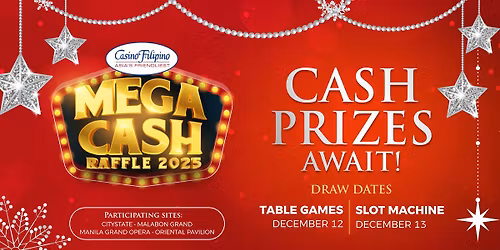 MEGA CASH RAFFLE DRAW