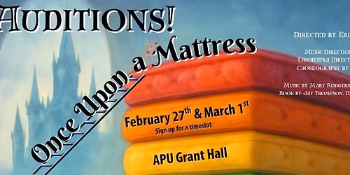 AUDITIONS: Once Upon a Mattress