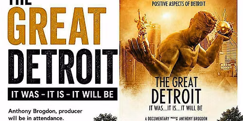 Showing The Great Detroit documentary in M.O.O.R.E Community Council Park