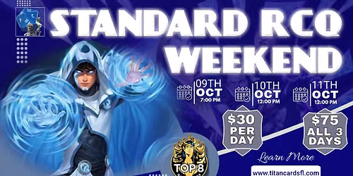 STANDARD RCQ Weekend