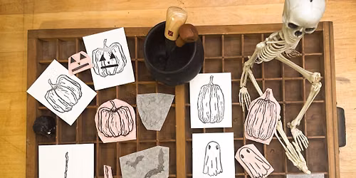 Spooky Season Printmaking Workshop with Caitlin
