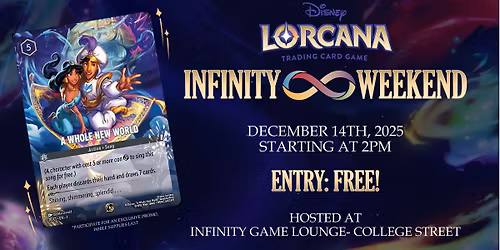 IGL Lorcana Infinity Weekend