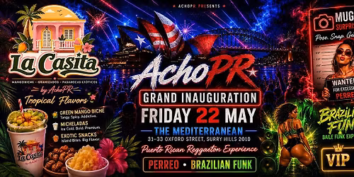 AchoPR Grand Inauguration: Puerto Rican Reggaeton