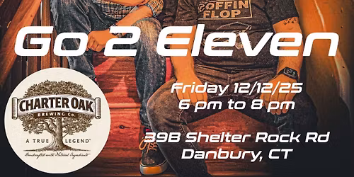 Go 2 Eleven band at Charter Oak Brewing