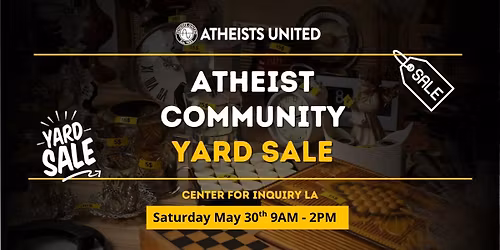 Atheist Community Yard Sale