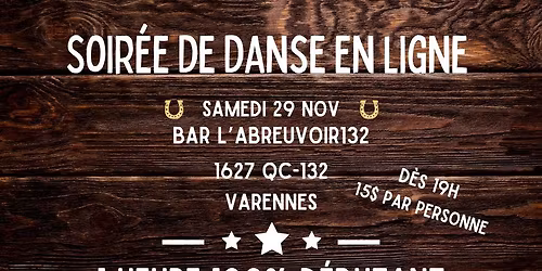 Soir\u00e9e de danse en ligne