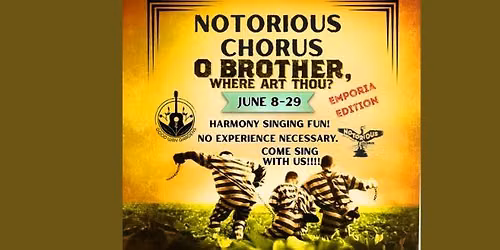 Notorious Chorus \ud83c\udfb6 Harmony Singing Fun! \ud83c\udfb6 FINAL WEEK!