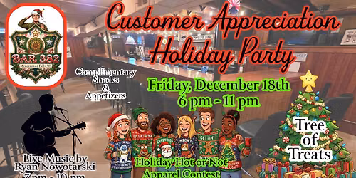 Bar 383 Customer Appreciation Holiday Party