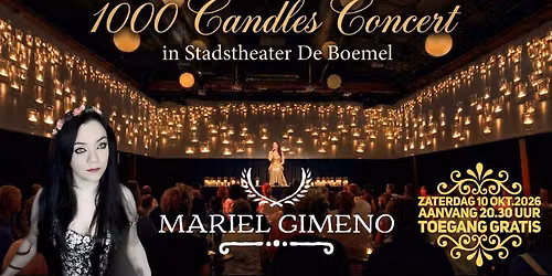 1000 Candles Concert Mari\u00ebl Gimeno