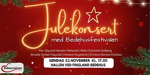 Julekonsert med Bedehusfestivalen 2025\u2728\ud83c\udf84