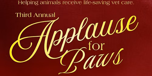 Third Annual Applause for Paws