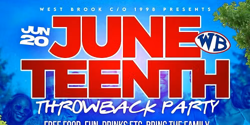 West Brook Class of 98 1st Annual Cookout