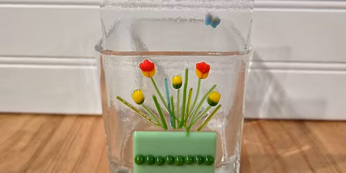 Fused Glass Votive Candle Holder Class